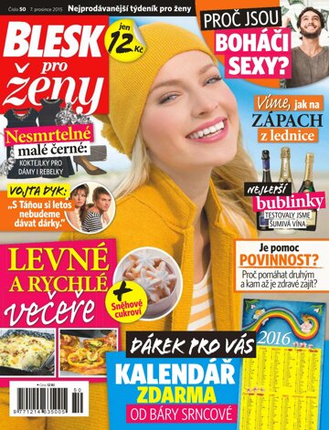 Obálka e-magazínu Blesk pro ženy 7.12.2015