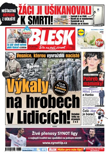 Obálka e-magazínu Blesk 11.2.2016