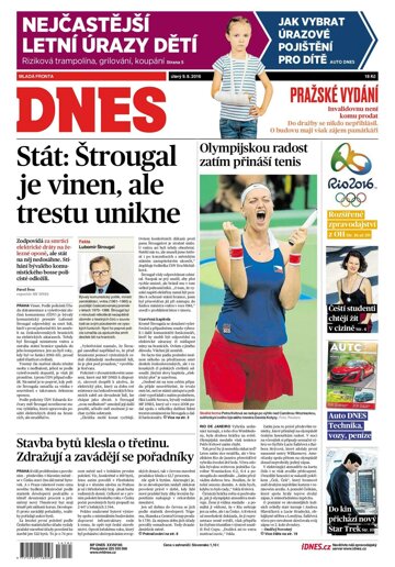 Obálka e-magazínu MF Dnes 9.8.2016