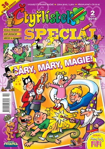 Obálka e-magazínu Čtyřlístek speciál 2/2016