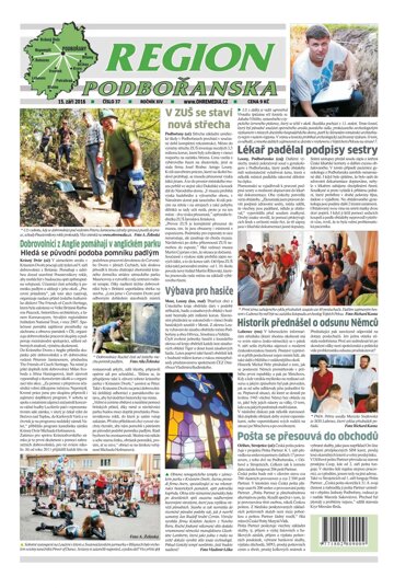 Obálka e-magazínu Region Podbořanska 37/2016