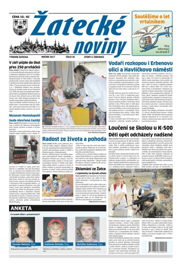 Obálka e-magazínu Žatecké noviny 26/2017