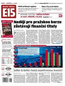 Obálka e-magazínu E15 6.1.2014