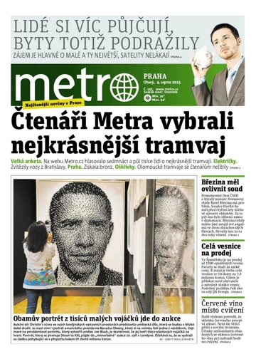 Obálka e-magazínu deník METRO 4.8.2015