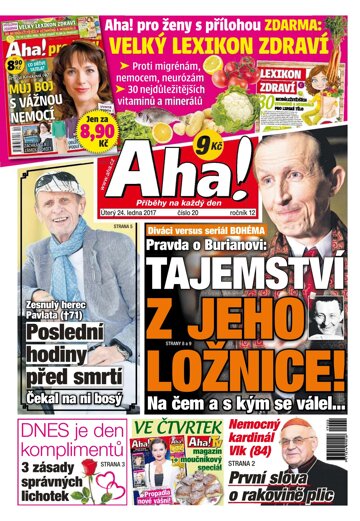 Obálka e-magazínu AHA! 24.1.2017