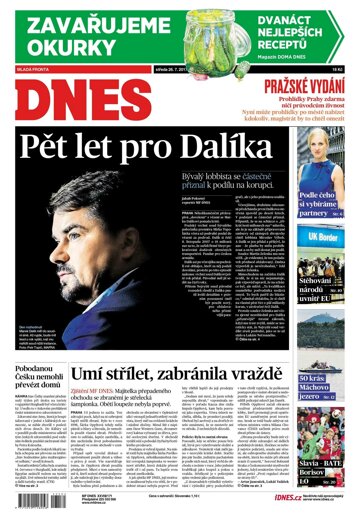 Obálka e-magazínu MF Dnes 26.7.2017