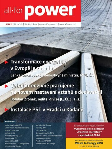 Obálka e-magazínu All for Power 5/2017