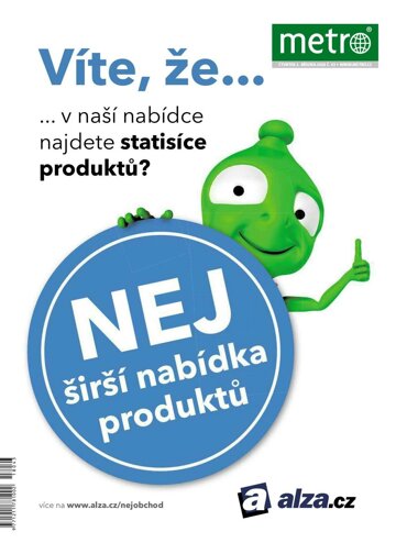 Obálka e-magazínu deník METRO 1.3.2018