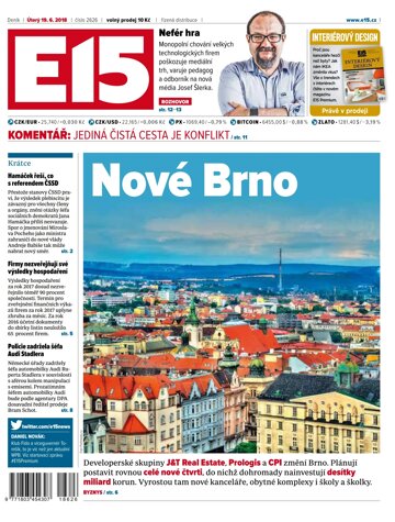 Obálka e-magazínu E15 19.6.2018