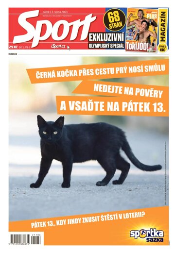 Obálka e-magazínu Sport 13.8.2021