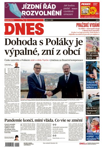 Obálka e-magazínu MF Dnes 4.2.2022