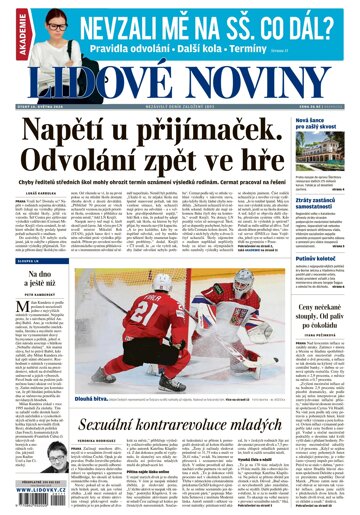 Obálka e-magazínu Lidové noviny 14.5.2024