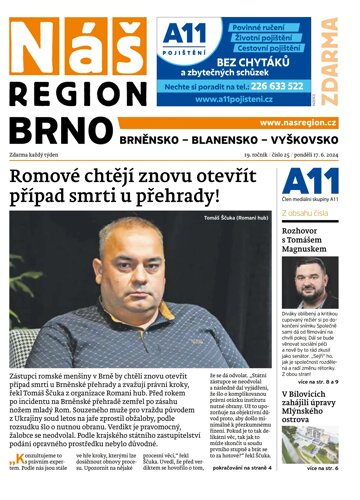 Obálka e-magazínu Náš Region - Brno 25/2024