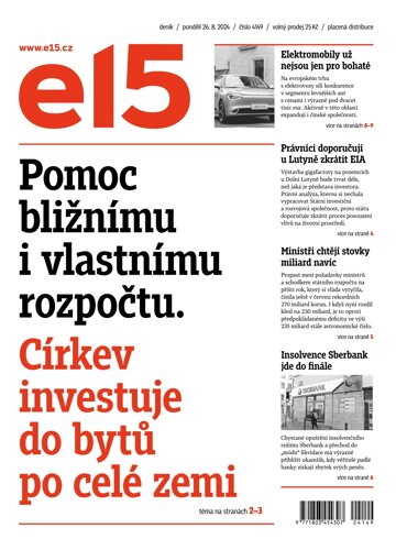 Obálka e-magazínu E15 26.8.2024