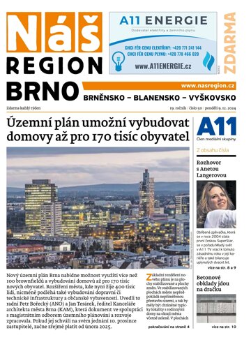 Obálka e-magazínu Náš Region - Brno 50/2024