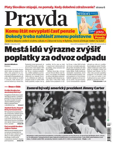 Obálka e-magazínu Pravda 31. 12. 2024