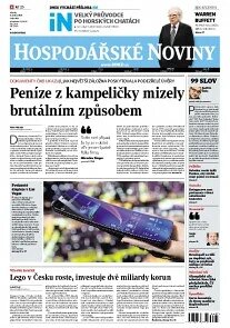 Obálka e-magazínu Hospodářské noviny 005 - 8.1.2014