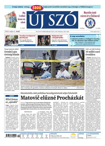 Obálka e-magazínu Új Szó 5.5.2015