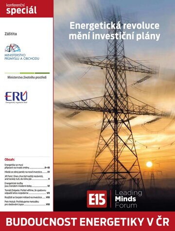 Obálka e-magazínu Budoucnost energetiky v ČR 26.6.2015