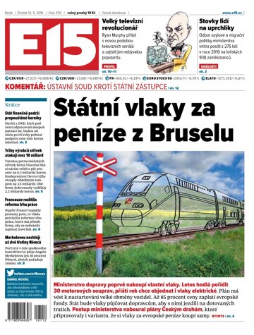 Obálka e-magazínu E15 22.5.2016