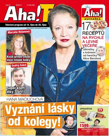 Obálka e-magazínu Příloha AHA! Tv - 13.10.2016