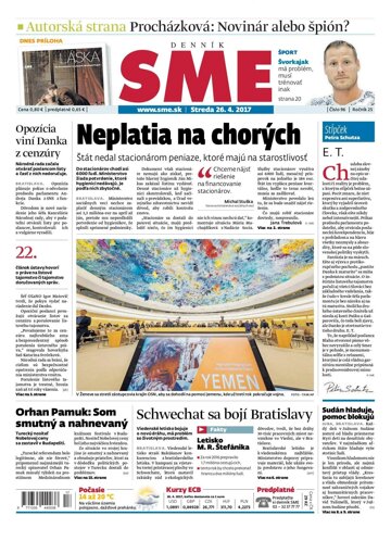 Obálka e-magazínu SME 26.4.2017