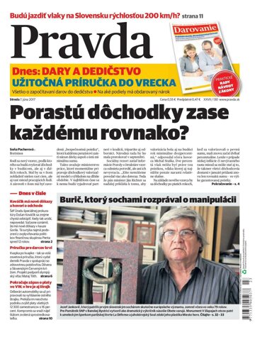 Obálka e-magazínu Pravda 7. 6. 2017