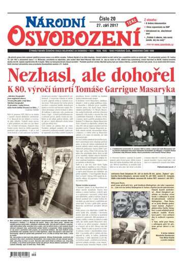 Obálka e-magazínu Národní Osvobození 20/2017