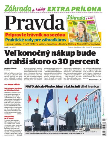 Obálka e-magazínu Pravda 5. 4. 2023