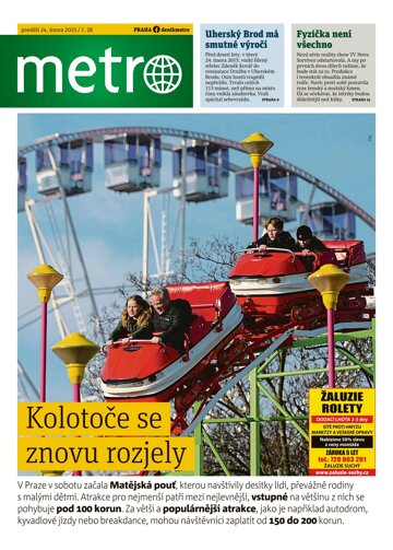 Obálka e-magazínu deník METRO 24.2.2025