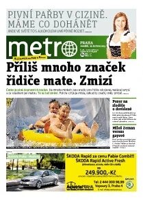 Obálka e-magazínu deník METRO 20.5.2013