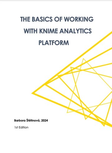 Obálka knihy The basics of working with KNIME Analytics Platform