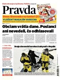 Obálka e-magazínu Pravda 17.10.2014