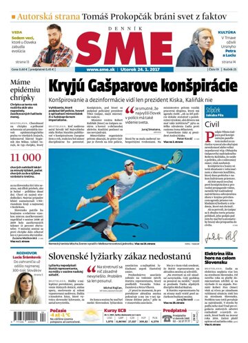 Obálka e-magazínu SME 24.1.2017