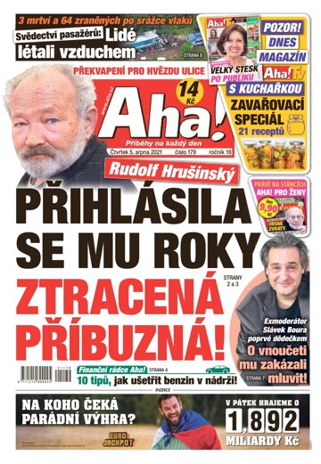 Obálka e-magazínu AHA! 5.8.2021