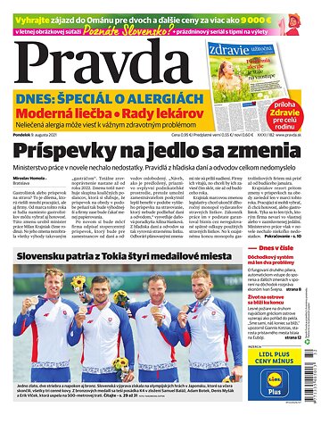 Obálka e-magazínu Pravda 9. 8. 2021