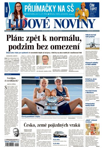 Obálka e-magazínu Lidové noviny 31.1.2022