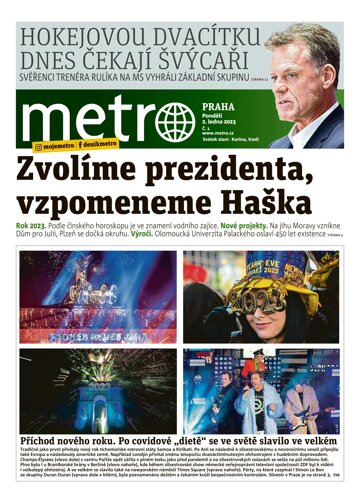 Obálka e-magazínu deník METRO 2.1.2023