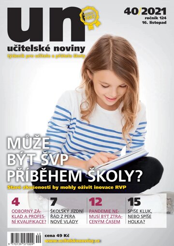 Obálka e-magazínu Učitelské noviny 40/2021