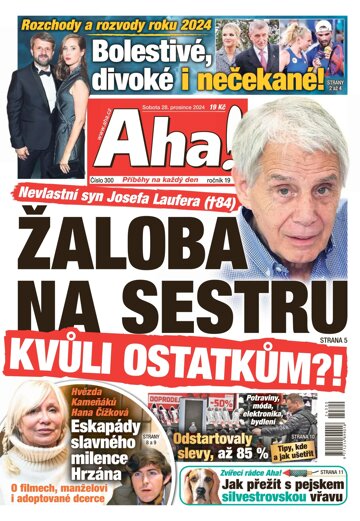 Obálka e-magazínu AHA! 28.12.2024