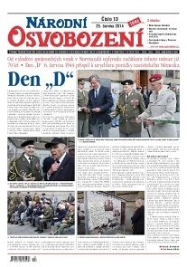 Obálka e-magazínu Národní Osvobození 13/2014