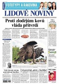 Obálka e-magazínu Lidové noviny 18.6.2014