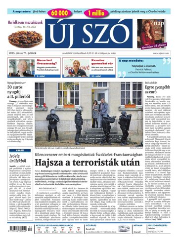 Obálka e-magazínu Új Szó 9.1.2015