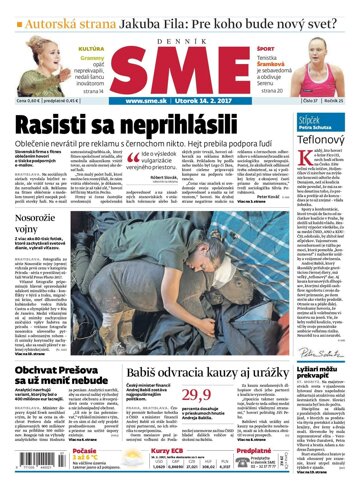 Obálka e-magazínu SME 14.2.2017