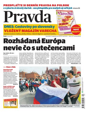 Obálka e-magazínu Pravda 15.6.2018