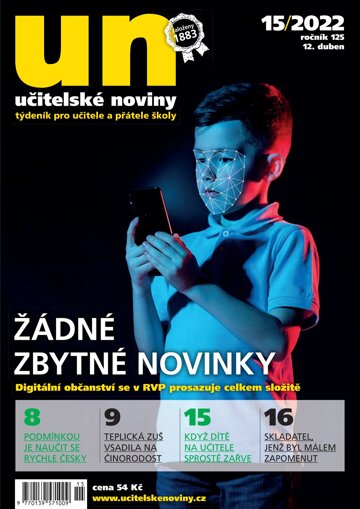 Obálka e-magazínu Učitelské noviny 15/2022