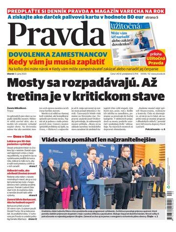 Obálka e-magazínu Pravda 13. 6. 2023