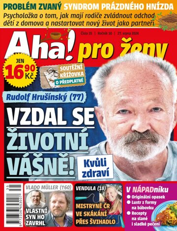 Obálka e-magazínu AHA! pro ženy 35/2024