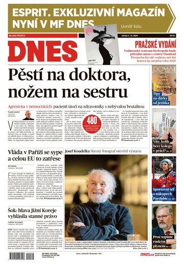 Obálka e-magazínu MF Dnes 4.12.2024