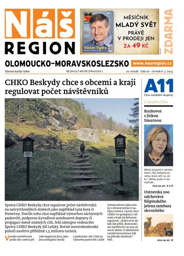 Obálka e-magazínu Náš Region - Olomoucko/Moravskoslezsko 10/2025